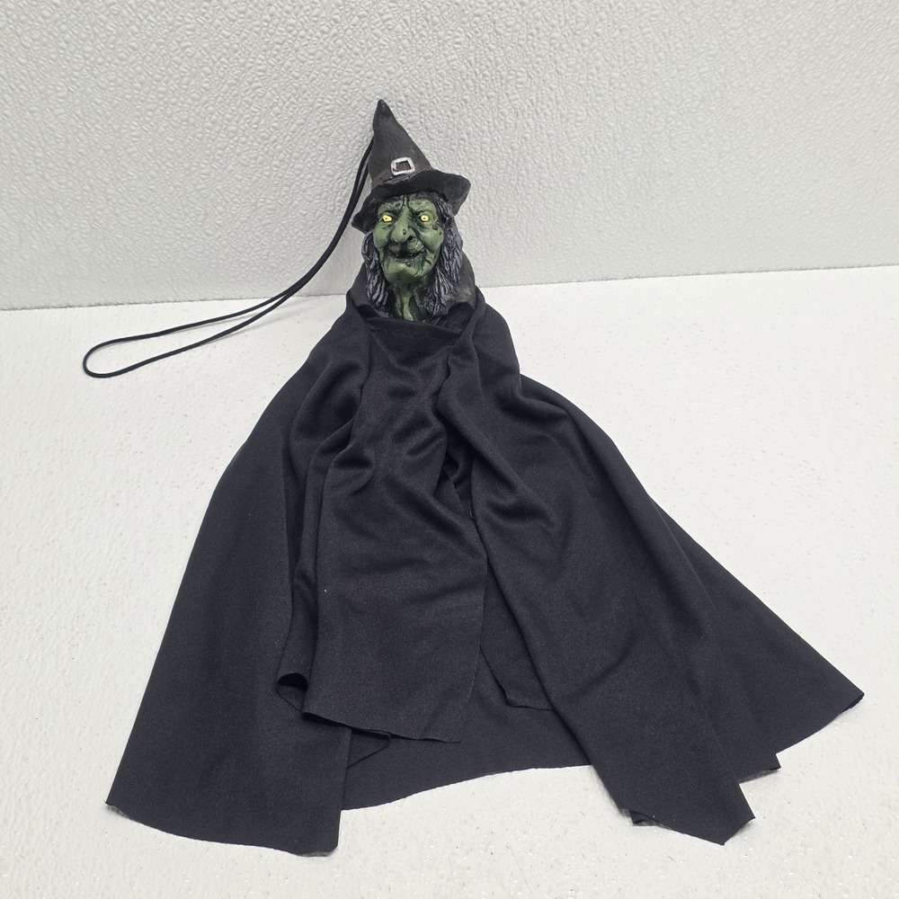 Vintage 1999 Paper Magic Halloween Hanging Witch Cloak Figurine Decoration
